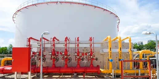 Brandbeveiliging tankterminal